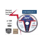 ⁦صنية ألماظ بســكوتة تربو ضفيرة  125مم أي بي تي موديل APT DW200224-5⁩ - الصورة ⁦3⁩