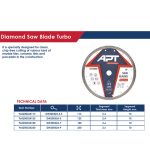 ⁦صنية ألماظ حوائط و خرسانة جاف تربو 125مم PRO اي بي تي  موديل APT  DW200324-5⁩ - الصورة ⁦3⁩