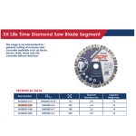 ⁦صنية الماظ رخام و جرانيت جاف مفتوحة 180مم INDUSTRIAL X 3 اي بي تي  موديل  APT - IND DW200514-7⁩ - الصورة ⁦3⁩