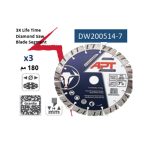 ⁦صنية الماظ رخام و جرانيت جاف مفتوحة 180مم INDUSTRIAL X 3 اي بي تي  موديل  APT - IND DW200514-7⁩ - الصورة ⁦2⁩