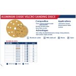 ⁦صنفرة سكوتش GOLD جولد 150 مم خشانة 240X15 ثقب اي بي تي موديل APT DW213924-⁩ - الصورة ⁦3⁩