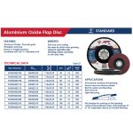 ⁦صنفرة مروحية فلات حديد و خشب 115مم خشونة 40 - 3 نجوم اي بي تي موديل  APT DW422104⁩ - الصورة ⁦3⁩