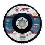 ⁦صنفرة مروحية فلات حديد و خشب 115مم خشونة 40 - 3 نجوم اي بي تي موديل  APT DW422104⁩ - الصورة ⁦2⁩