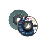 صنفرة مروحية مقعرة سـتـانـلـس 115مم خشانة 120 اي بي تي 7 نجوم APT