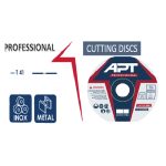 ⁦حجارة PRO قطعية حديد 115X1X22.2 مم اي بي تي موديل  APT APTP11151022⁩ - الصورة ⁦2⁩