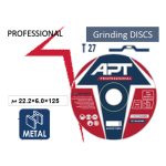 ⁦حجارة جلخ PRO حديد 22.2×6.0×125 مم اي بي تي موديل APT APTP71256022⁩ - الصورة ⁦3⁩