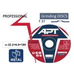 ⁦حجارة جلخ PRO حديد 22.2×6.0×180 مم اي بي تي موديل - APT APTP71806022⁩ - الصورة ⁦3⁩