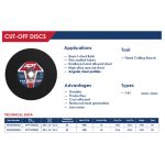 ⁦حجارة قطعية حديد 25.4×3.5×350 مم اي بي تي موديل APT APTP13503525⁩ - الصورة ⁦2⁩