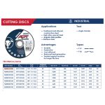 ⁦حجارة قطعية إنوكس 230×1.9×22.2 مم اي بي تي IND موديل APT APTI22301922⁩ - الصورة ⁦2⁩