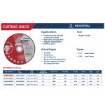 ⁦حجارة قطعية حديد 125×3.0×22.2 مم اي بي تي IND موديل APT APTI21253022⁩ - الصورة ⁦2⁩