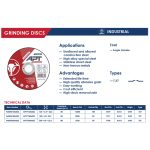 ⁦حجارة جلخ حديد 180×6.0×22.2 مم اي بي تي IND موديل APT APTI71806022⁩ - الصورة ⁦2⁩