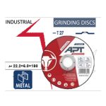 ⁦حجارة جلخ حديد 180×6.0×22.2 مم اي بي تي IND موديل APT APTI71806022⁩ - الصورة ⁦3⁩