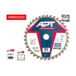 صنية فيديا خـشـب 235 مم-2.2-25.4/30 مم 36 سن اي بي تي موديل APT DW6010310