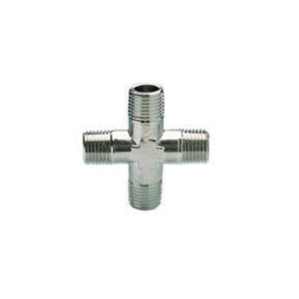 وصلة هواء صليبة قلاوظ دكر / دكر / دكر / دكر 3/8 بوصه اي بي تي موديل APT S1284/3