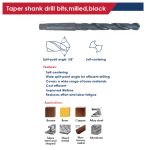 بنط HSS مسلوبة خدمة شاقة 16.5 مم اي بي تي صيني APT