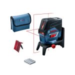 ⁦ميزان ليزر بوش 2 خط 50 متر و 2 نقطة مع الحامل الدوار موديل BOSCH - RM 2 GCL 2-50C+RM 2⁩ - الصورة ⁦2⁩