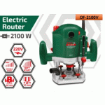 ⁦حلية إلكترونى 12مم 2100 وات   دي دبليو تي موديل DWT OF-2100V⁩ - الصورة ⁦2⁩