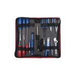 طقم الكترونيات 17قطعه مفكات + كاويه +بنسه + قصافه  KING TONY