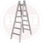 سلم الومنيوم ميتافورم طراز T32 مزدوج 6 درجة عادية اقتصادية الطول 1.93م METAFORM