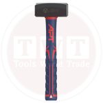 مطرقة صلب مربعة يد فايبر 2 لون 1250 جرام اي بي تي موديل APT AH0408340-125