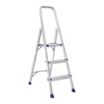 سلم الومنيوم ميتافورم منزلي طراز كومفي 3 درجات الطول من 0.65م الى 1.36م METAFORM