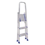 ⁦سلم الومنيوم ميتافورم منزلي طراز كومفي 3 درجات الطول من 0.65م الى 1.36م METAFORM⁩ - الصورة ⁦3⁩