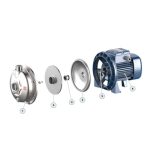 ⁦طلمبه رفع بيدريللو 3فاز 3حصان 1.25بوصه/1بوصه استانلس 304 موديل - PEDROLLO  CP200-ST4⁩ - الصورة ⁦3⁩