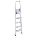 ⁦سلم الومنيوم ميتافورم منزلي طراز كومفي 5 درجات الطول من 1.05م الى 1.80م METAFORM⁩ - الصورة ⁦2⁩