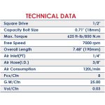 ⁦شنيور دريل حل وربط 1/2 بوصه 850 نيـوتن من غير لقم اي بي تي موديل APT DW30303⁩ - الصورة ⁦2⁩