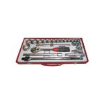 طقم لقم 25 قطعة 8-32مم مسدسة 1/2بوصة شنطة معدن موديل 34025MA تايواني KWG