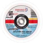 حجر قطعية إنوكس ألمانى درونكو مقاس 9 بوصه 2.5-22 DRONCO