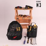 ⁦شنطة ظهر عدة H&E ROCK تلاته سوسته كود  H3⁩ - الصورة ⁦2⁩