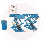 رافعة مقص متحركة اي بي تي صيني موديل  APT PL-B30