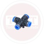 وصلة صليبه بلاستك وصلة خرطوم 6 مم أزرق اي بي تي APT