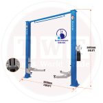 رافعة 2 عمود 4 طن مغلقة من اعلي 220 فولت  اي بي تي صيني موديل APT PL-4.0-2A