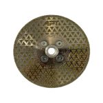 صنية رخام رش ألماظ اي بى تى جهة واحده بفلنجة 125مم APT DW201311-5