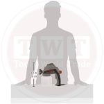 ⁦مسدس دوكو كراون 80 وات موديل CROWN - CT31012⁩ - الصورة ⁦3⁩