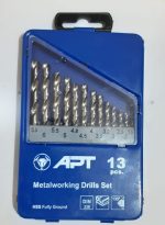 طقم HSS بنط خدمة شاقة 13 قطعه 1.0 - 6.5 مم اي بي تي صيني  APT