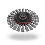 فرشة مستديرة مجدولة جاز 24 أستانلس أسباني 150×34مم موديل  JAZ  CAM9150Q22