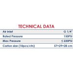⁦طقم 3 وصلة 3 و 5 و 10 بوصه مربع 1/2 بوصه أي بى تى - موديل APT M123003J 5 CR-V⁩ - الصورة ⁦2⁩
