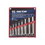 طقم مفتاح مشرشر عدل    8ق من 6 : 22مم  كينج توني KING TONY