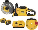 ⁦منشار خرسانه ديوالت 9 بوصه بالمياه 54 فولت موديل -DEWALT DCS690X2⁩ - الصورة ⁦2⁩
