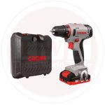 ⁦شنيور كراون 16 فولت 10 مم 35 نيوتن 2 امبير 2 بطاريه شنطة بلاستيك  موديل CROWN CT21082H-2⁩ - الصورة ⁦2⁩