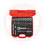 طقم لقمة مسدس مربع 1/4" 18 ق 4-13 مم  ايزالتس  IZELTAS