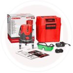 ⁦ميزان ليزر كراون 2 خط 30 متر ليزر اخضر موديل CROWN - CT44022⁩ - الصورة ⁦2⁩