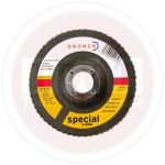 ديسك صنفرة مروحية للتلميع انوكس 4.5 بوصه خشانة متوسطة DRONCO