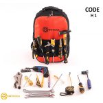 شنطة ظهر عدة H&E ROCK سوسته واحده كود H1