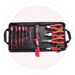 طقم كهربائى بنس و ممفكات معزولة 12 قطعة TOWER