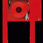 دولاب معدات اطفاء بافاريا  ارضي استنلس استيل فارغ  TAURUS مقاس 800*800*300 مم مثبت على حاملين BAVARIA GFC/SS