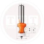 بنطة Countertop Trum No-Drip for Corian HW=12 D=25.4x22 R=7.93 CMT